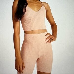 BB Dakota by Steve Madden RIBBED CROP CAMISOLE NWT